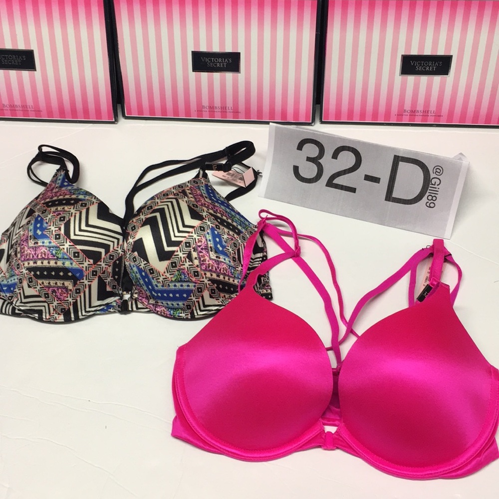 New ❤️2 Victoria Secret very sexy Push up Bra 32D